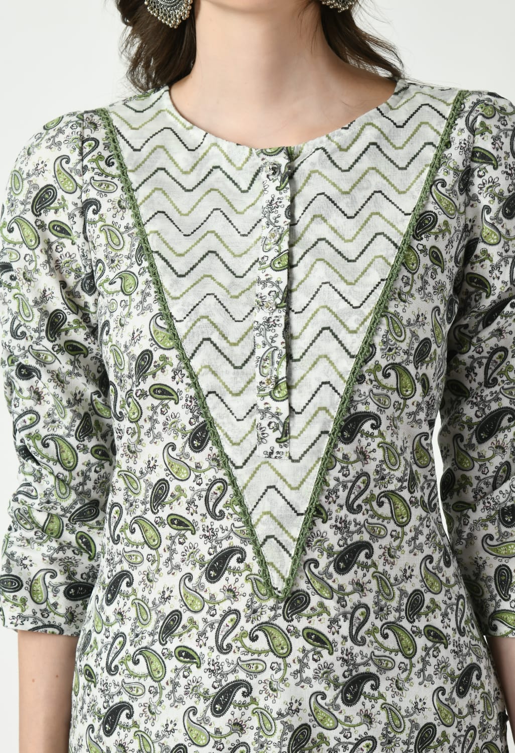 Women Cotton Blend Kurta Palazzo Dupatta Set